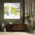 Obraz na płótnie 30x30 - Ekscentryczne limonki z wodą - limonki, woda