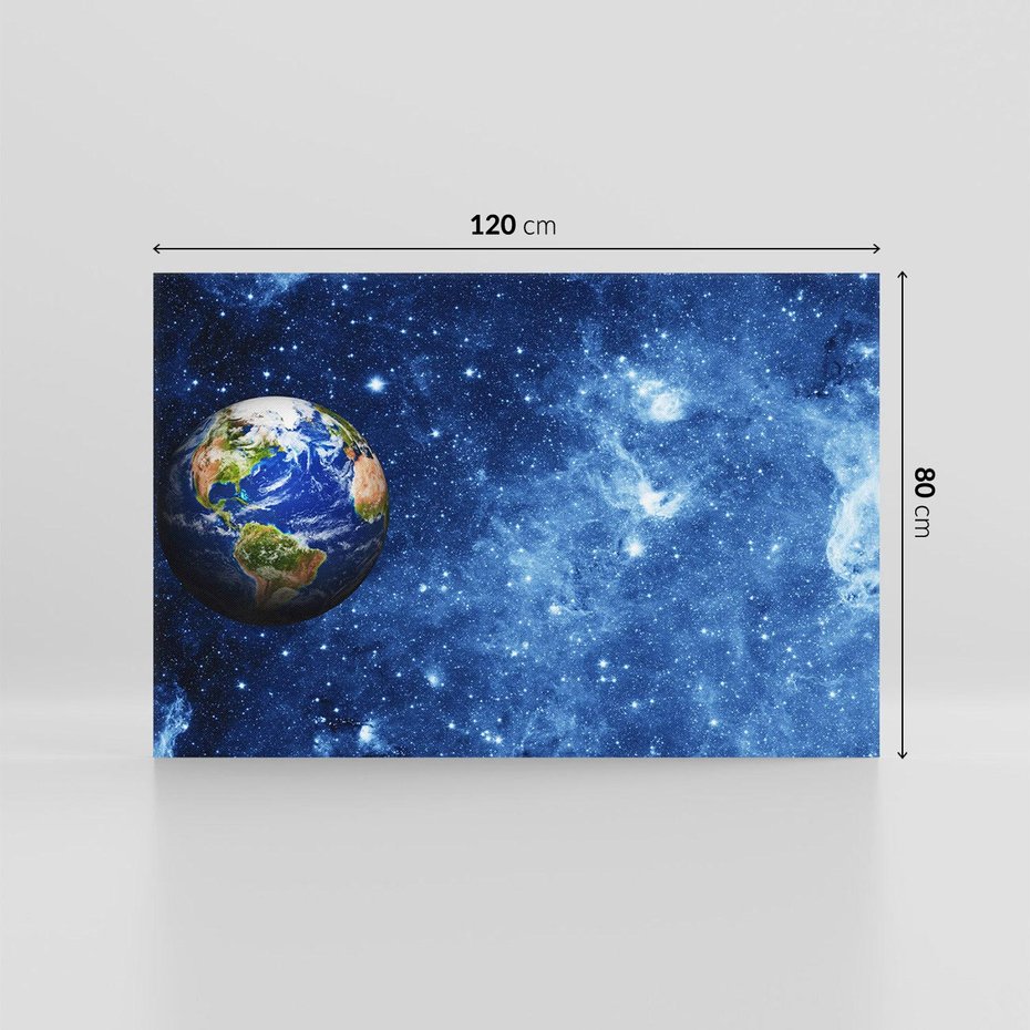 Obraz na płótnie 120x80 - Kosmiczne podróże na Ziemię - kosmos, ziemia