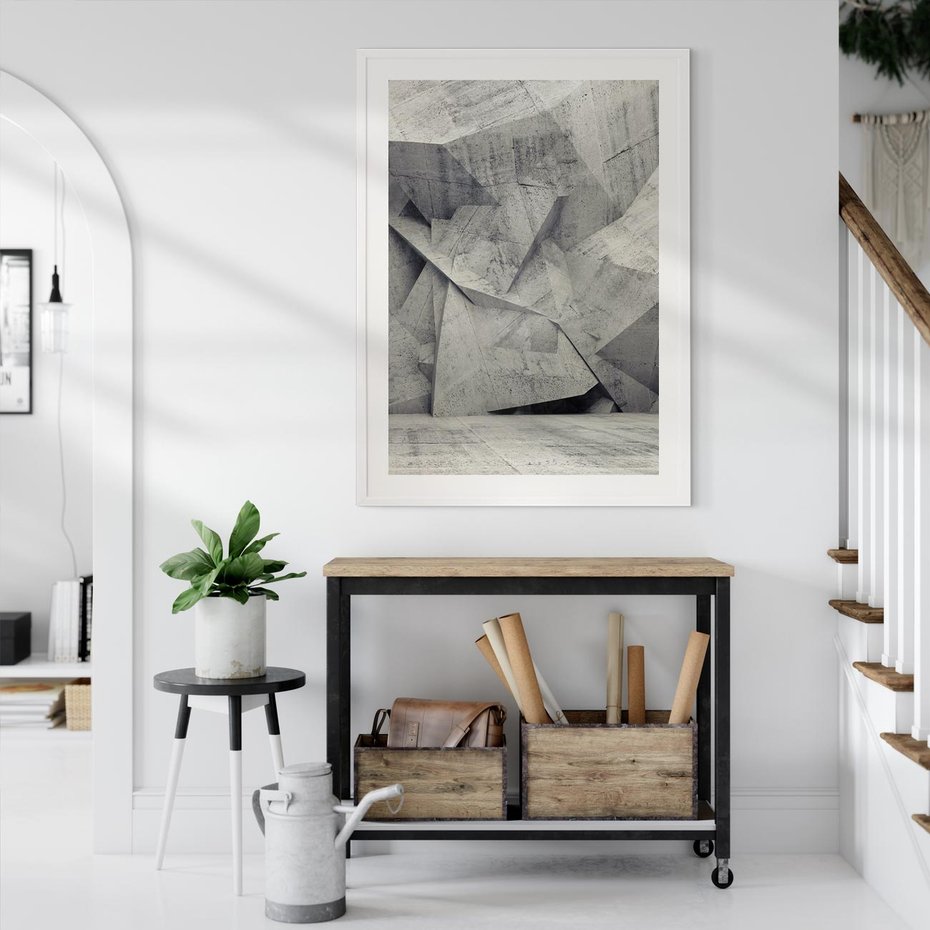 Plakat bez ramy 40x50 - Architektura w trójwymiarowym wymiarze - architektura, 3D