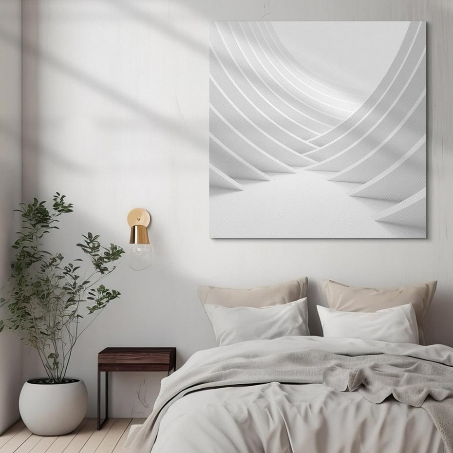 Obraz na płótnie 70x70 - Nowoczesna Ekspresja - abstrakcja, 3D