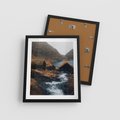Plakat w ramie 40x50 - Spokój Natury - skandynawski, pejzaż - rama czarna