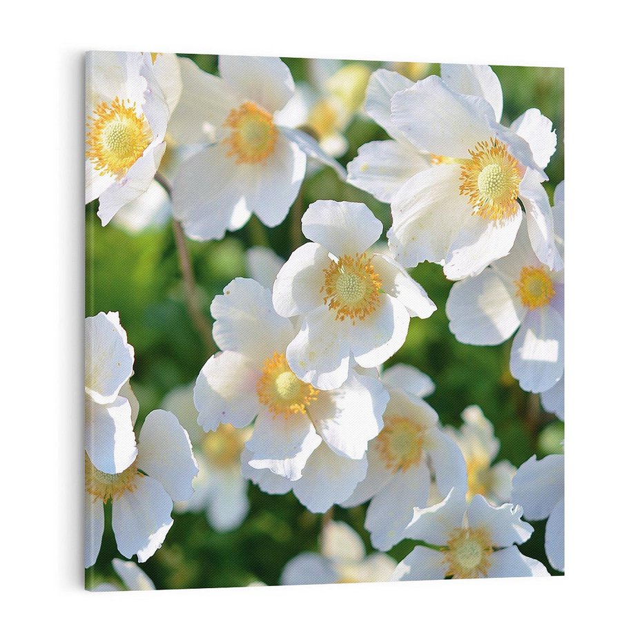 Obraz na płótnie 70x70 - Kwiatowy Raj - kwiat, kwiaty