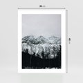 Plakat bez ramy 30x40 - Zimowe Uroki Gór - góry ośnieżone, krajobraz górski