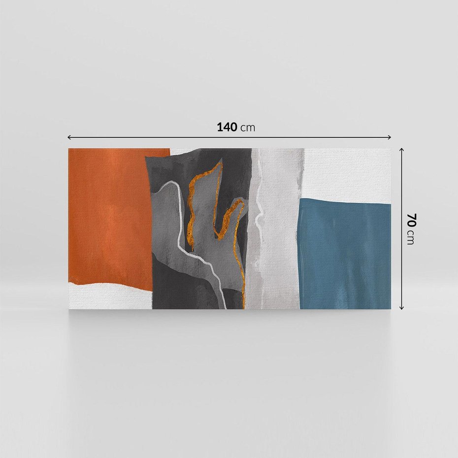 Obraz na płótnie 140x70 - Nowoczesna geometria - nowoczesny, geometryczny