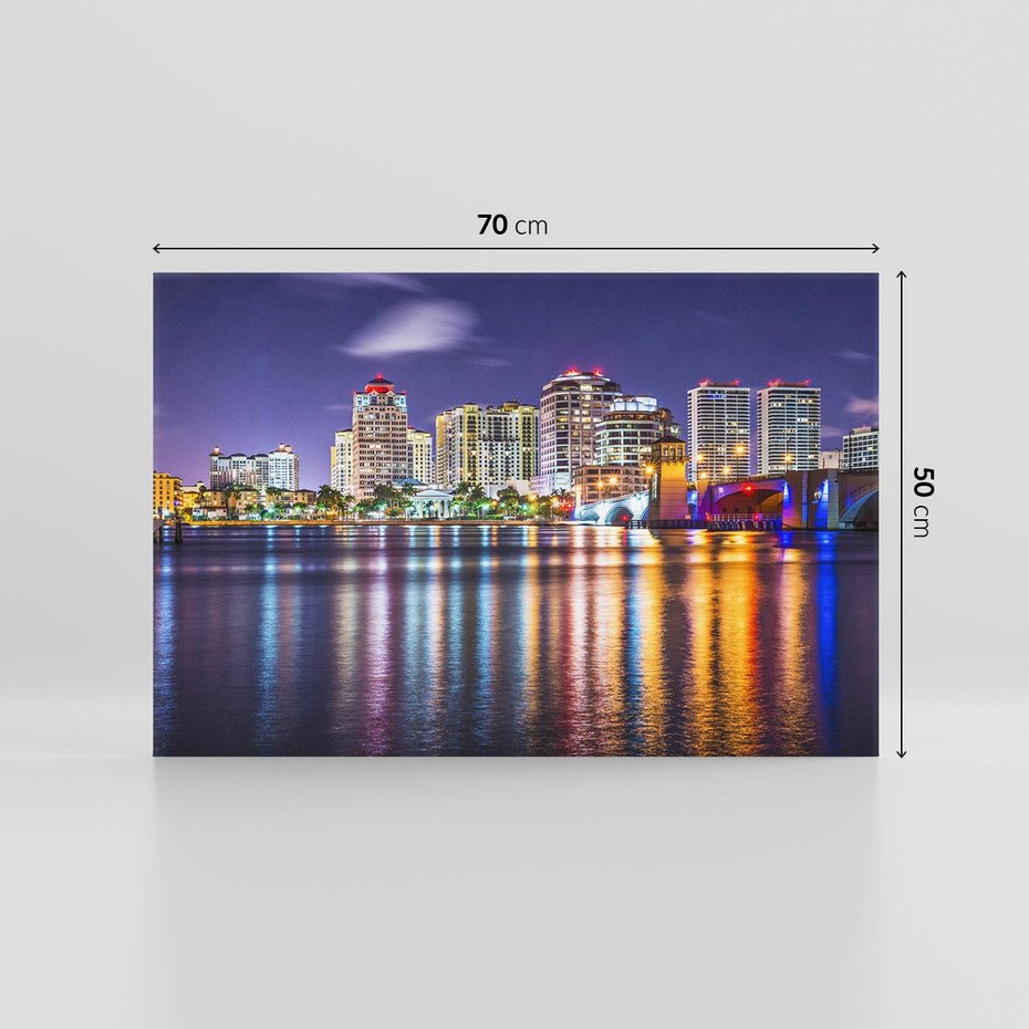 Obraz na płótnie 70x50 - Floryda - Miasto pełne energii - Floryda, USA