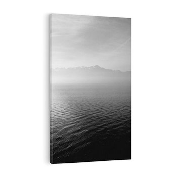 Obraz na płótnie 80x120 - Łódka na morzu - łódka, morze