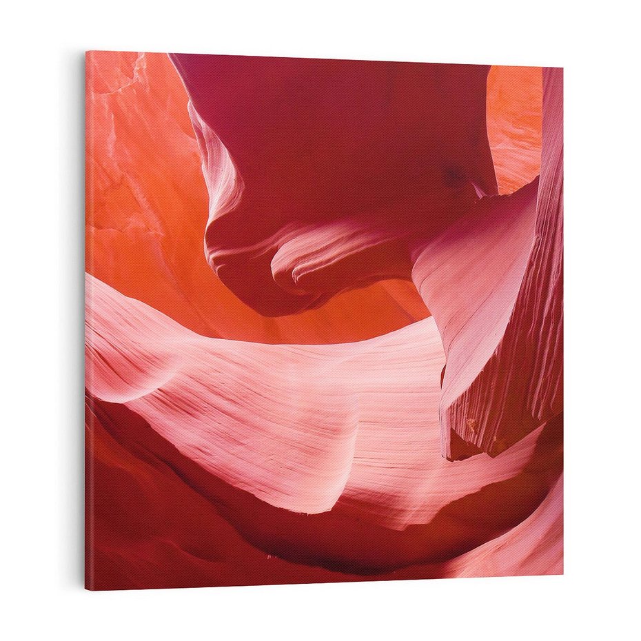 Obraz na płótnie 70x70 - Abstrakcja: wyraz artystycznej wolności - abstrakcja