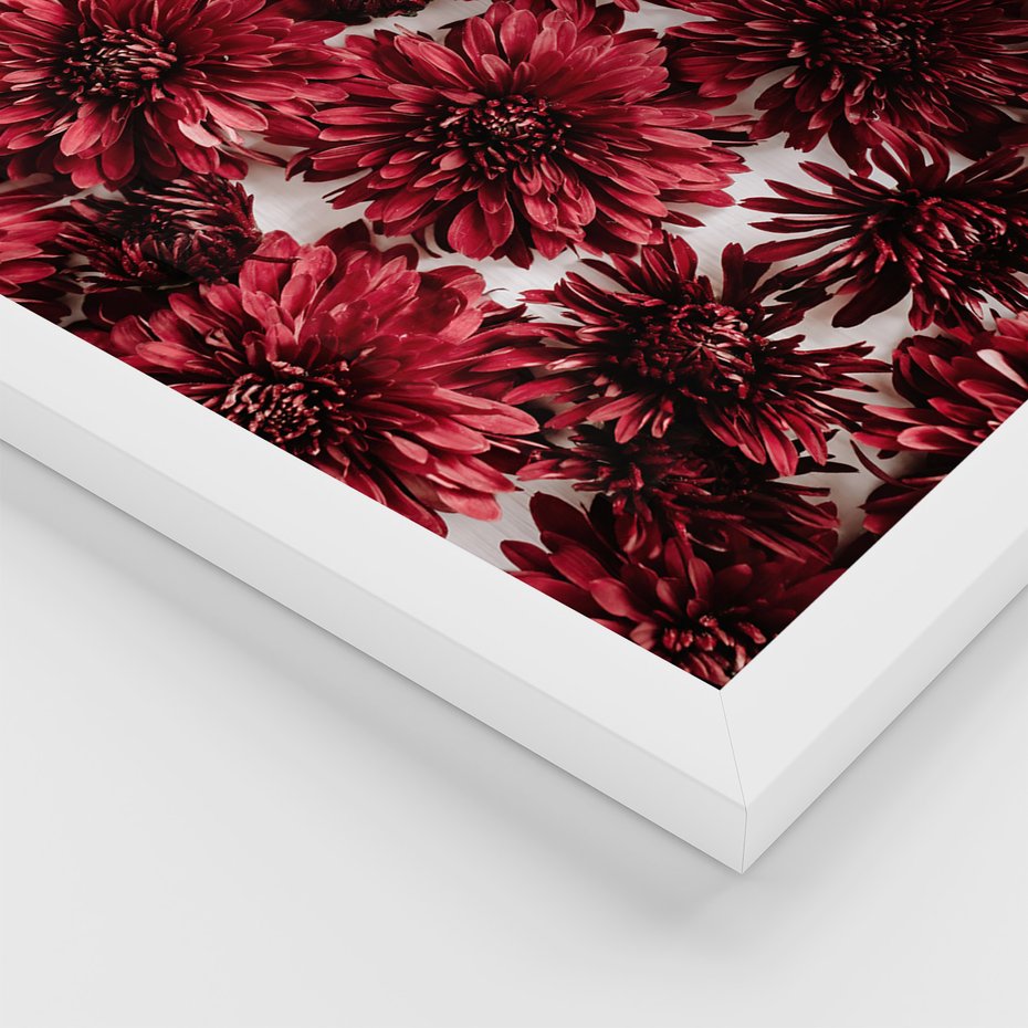 Zestaw obrazy w ramie 40x50 galeria - Twój, dzień, cytat, motywacja - rama biała