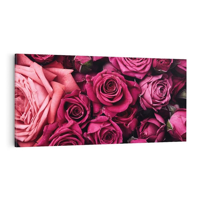 Obraz na płótnie 100x50 - Róże - piękno kwiatów - róże, kwiaty
