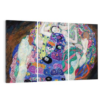 Obraz na płótnie 120x80 - "Dziewica" (1913) Gustav Klimt - Reprodukcja - reprodukcja, obraz na płótnie