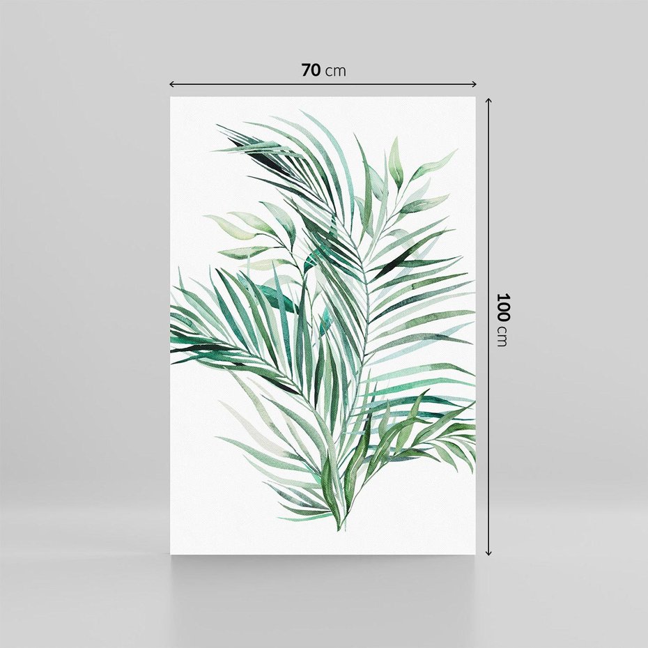 Obraz na płótnie 70x100 - Blask Natury - złote, liście