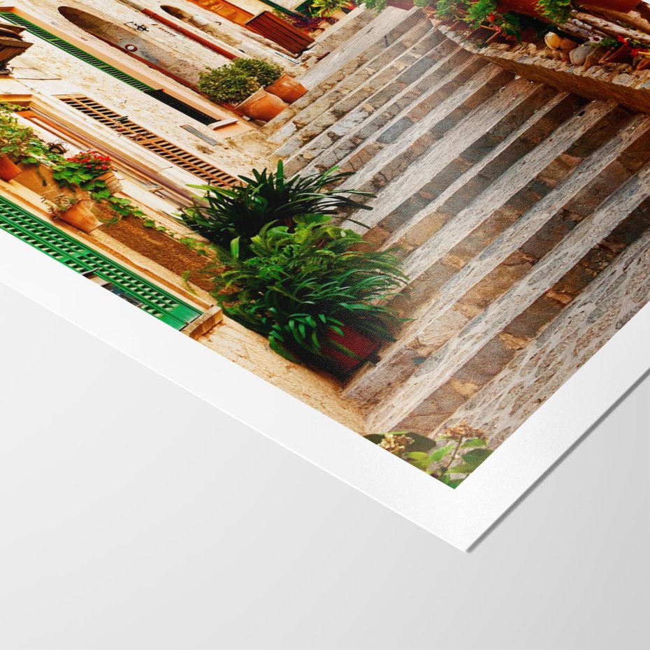 Plakat bez ramy 21x30 - Uroczysta perspektywa uliczki - uliczka, perspektywa