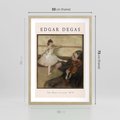 Plakat w ramie 50x70 - Klasyka Baletu - Edgar Degas, reprodukcja obrazu - rama drewno