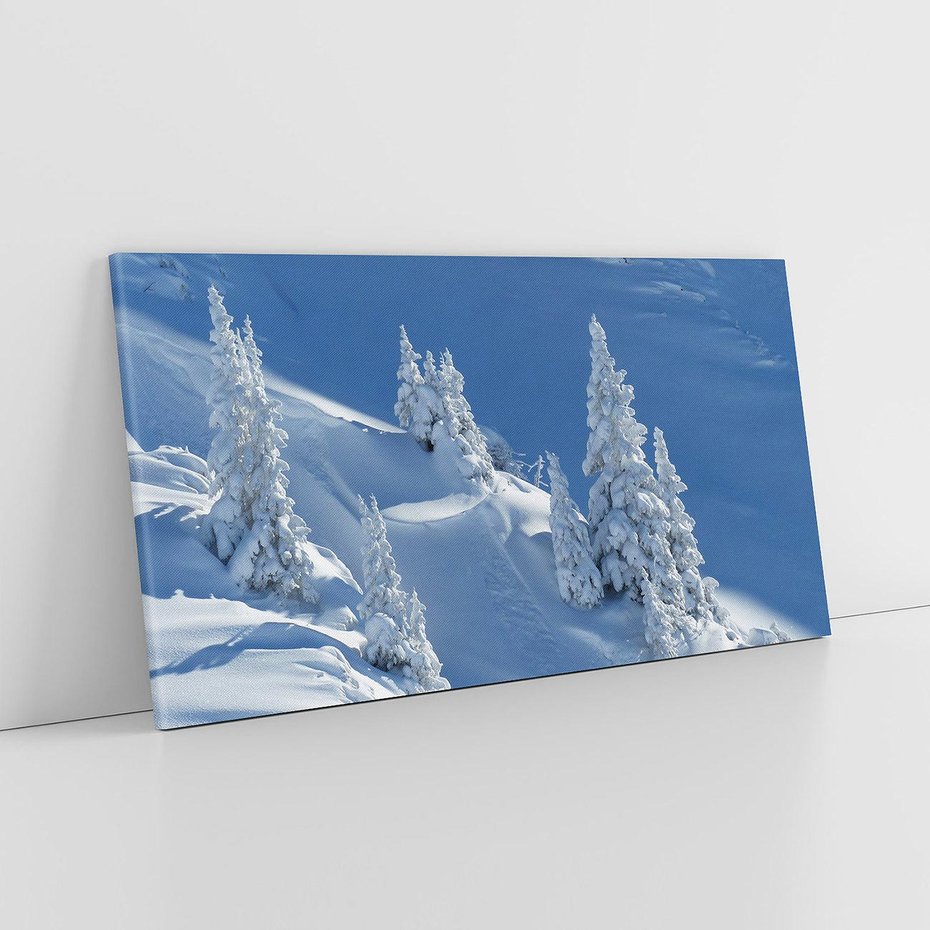 Obraz na płótnie 120x60 - Magia zimowego krajobrazu - śnieg, zima