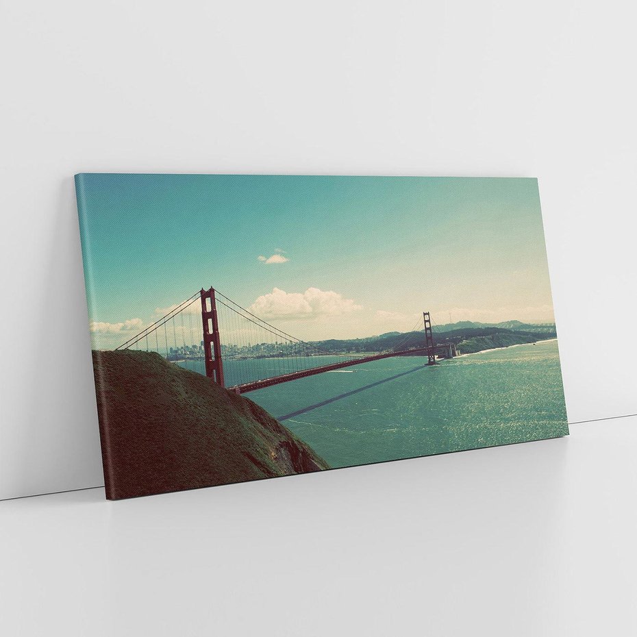 Obraz na płótnie 140x70 - Golden Gate - Most w USA - Golden Gate, USA