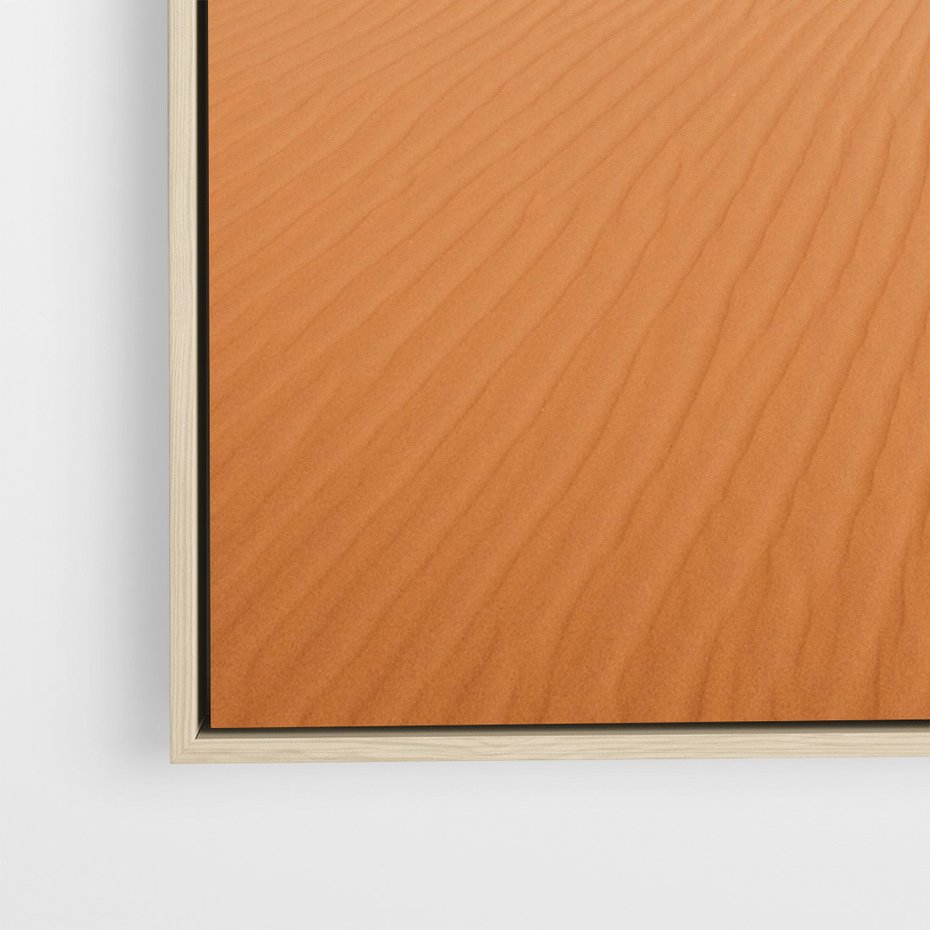 Obraz w ramie 70x100 - Piasek w Przytulnym Wnętrzu - pustynia, piasek - rama drewno