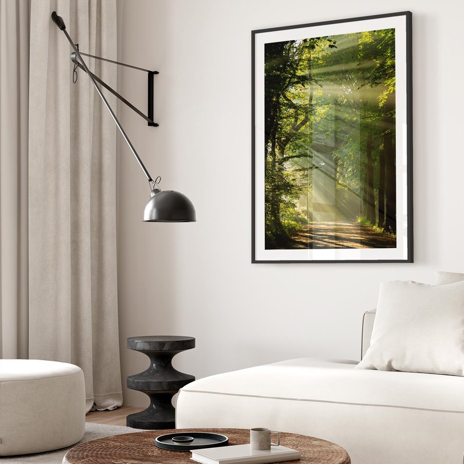 Plakat bez ramy 50x70 - harmonia natury - las, drzewa