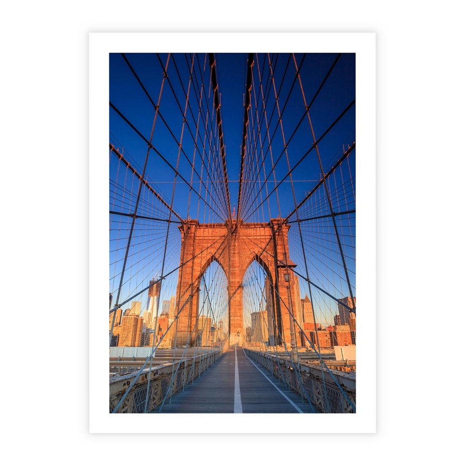 Plakat bez ramy 40x50 - Most architektoniczne arcydzieło - most, architektura