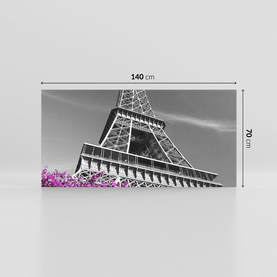 Obraz na płótnie 140x70 - Urok Eiffla w Paryżu - Eiffla, Paryż