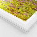 Plakat w ramie 40x50 - Delikatność natury - lawenda, kwiaty - rama biała
