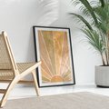 Plakat bez ramy 30x40 - Grafika Boho w Odcieniach Pomarańczu - boho słońce, grafika
