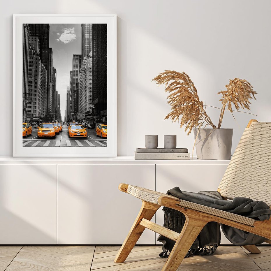 Plakat bez ramy 50x70 - Wibracje Nowego Jorku - miasto, Nowy Jork