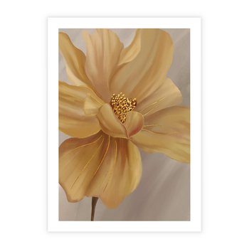 Plakat bez ramy 30x40 - Kwiaty malowane olejem - eksplozja kolorów - kwiaty, malowane