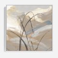 Obraz w ramie 50x50 - Nowoczesne Odbicia - akwarela, obraz - rama biała