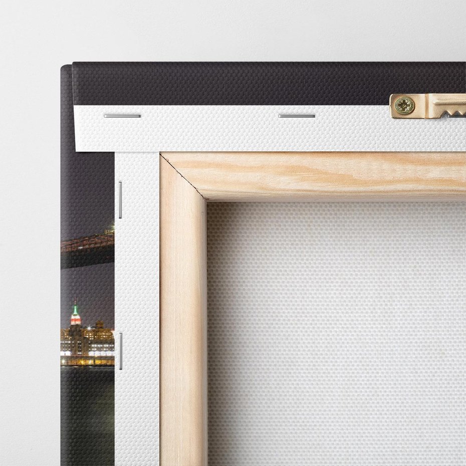 Obraz na płótnie 140x70 - Most nad nowojorską panoramą - most, Nowy Jork