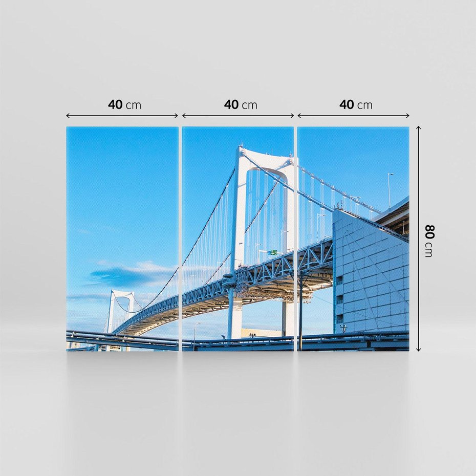 Obraz na płótnie 120x80 - Most niebo architektura - most, niebo