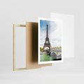Plakat w ramie 50x70 - Ikona Romantyzmu - Eiffla, Francja - rama drewno