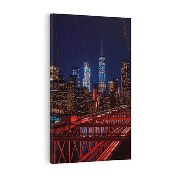 Obraz na płótnie 80x120 - Most w Nowym Jorku - Manhattan - most, Nowy Jork