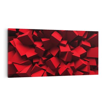 Obraz na płótnie 100x50 - Geometryczny 3D - abstrakcyjna kompozycja - geometryczny, 3D