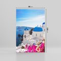 Obraz na płótnie 80x120 - Perspektywa na Santorini - Santorini, perspektywa