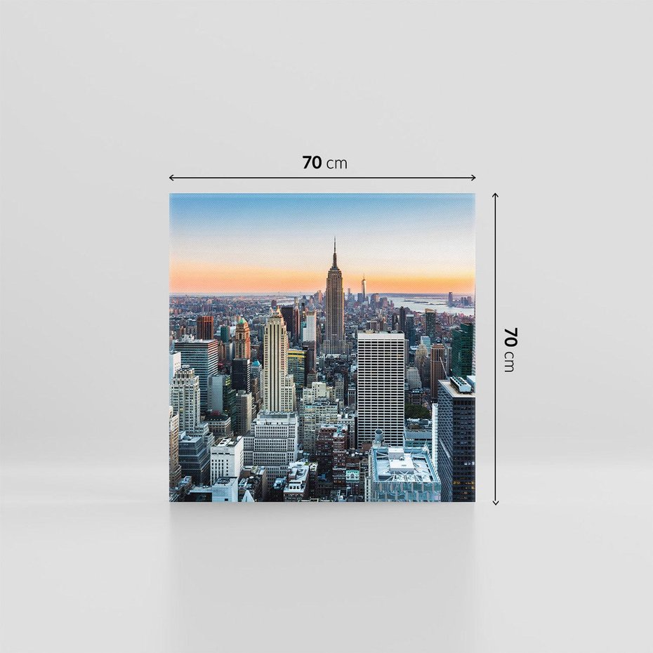 Obraz na płótnie 70x70 - Pulsujący Nowy Jork - New York, miasto