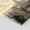 Obraz na płótnie 30x30 - Magia Manhattanu: miasto, które nigdy nie śpi - Manhattan, NY
