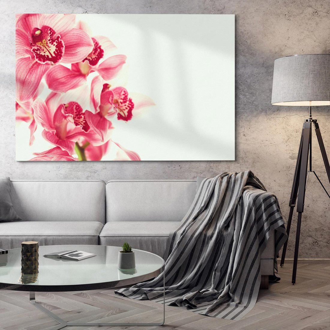 Obraz na płótnie 120x80 - Orchidea - delikatne kwiaty - orchidea, kwiaty