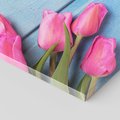 Obraz na płótnie 80x120 - Piękno w pełnym rozkwicie - kwiaty, tulipany