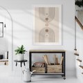 Plakat bez ramy 21x30 - Zgeometryzowane Wizje - boho plakat, minimalizm