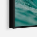 Obraz w ramie 70x50 - Rajskie Wybrzeże - fotografia, duża fala - rama czarna