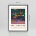 Plakat w ramie 50x70 - Paul Gauguin: Reprodukcja - Paul Gauguin, reprodukcja - rama czarna