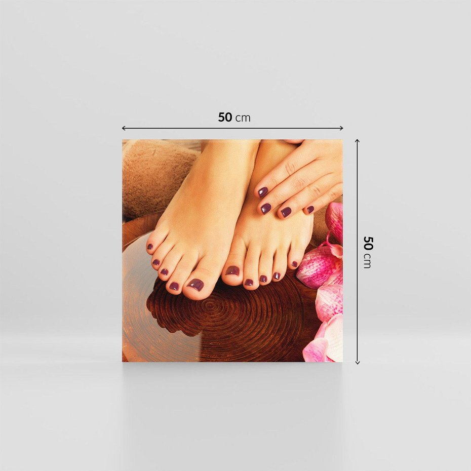 Obraz na płótnie 50x50 - Manicure i Pedicure - manicure, pedicure