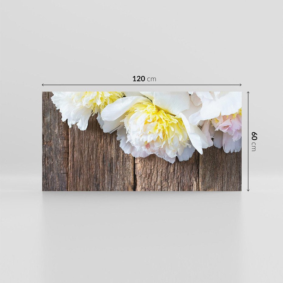 Obraz na płótnie 120x60 - Relaksująca Harmonia - kwiaty, spa