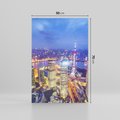 Obraz na płótnie 50x70 - Shanghai: Mocnowieżowce Azji - Shanghai, Chiny