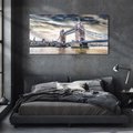 Obraz na płótnie 120x60 - Ikona Londynu - Londyn, most