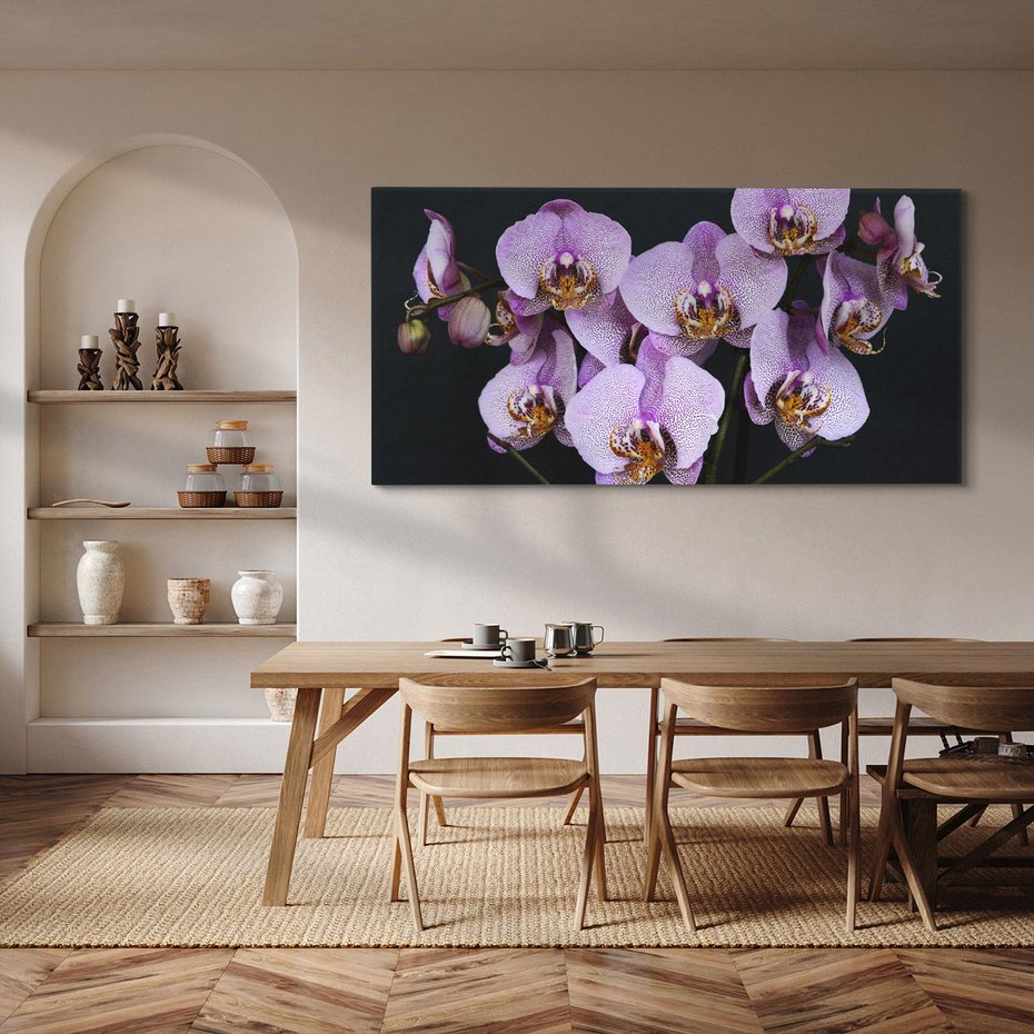 Obraz na płótnie 120x60 - Kwiatowy zachwyt pełen kolorów - kwiat, kwiaty