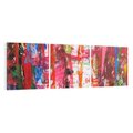 Obraz na płótnie 90x30 - Abstrakcja: wyraz emocji - abstrakcja