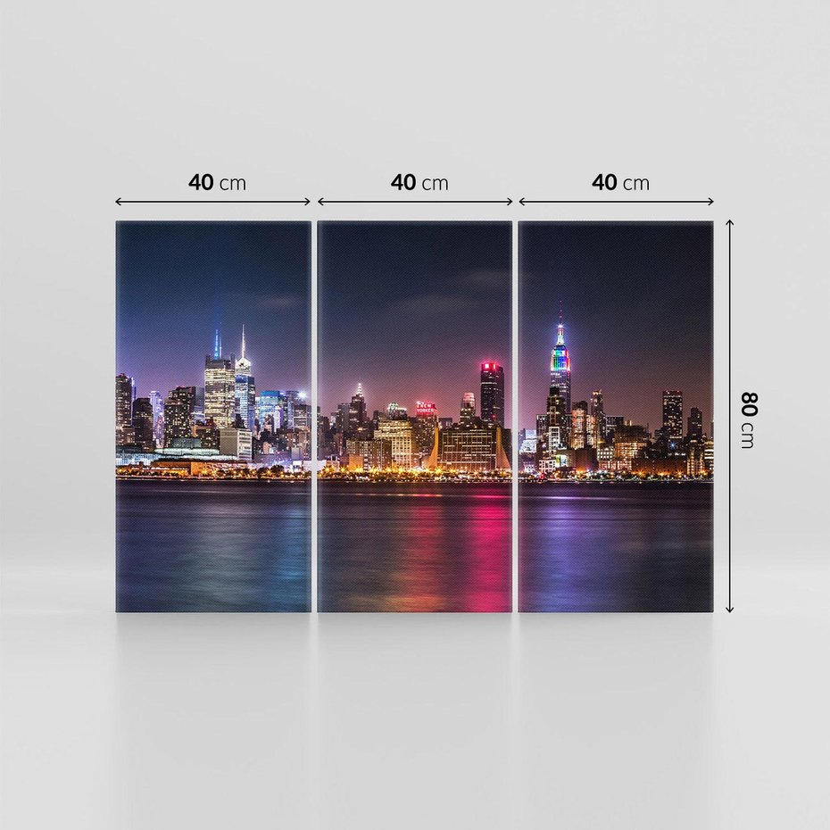 Obraz na płótnie 120x80 - Ameryka w oczach Nowego Jorku - Ameryka, USA