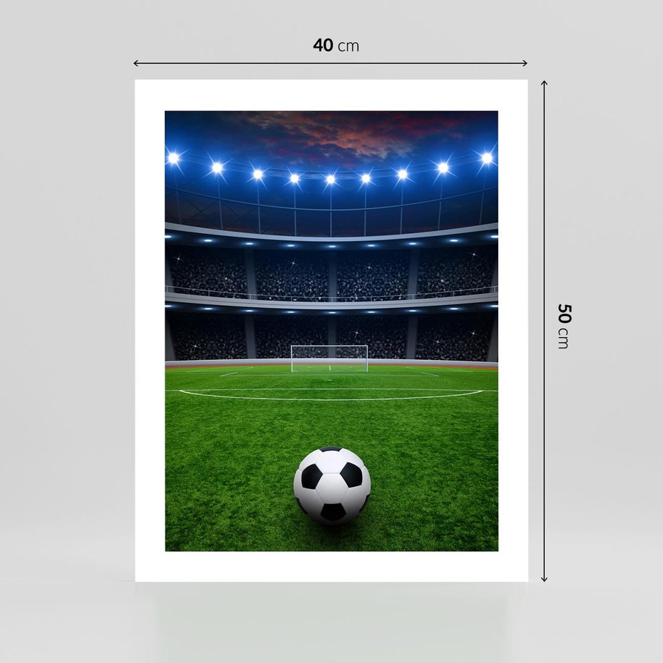 Plakat bez ramy 40x50 - Piłka nożna - gol! - piłka nożna, gol