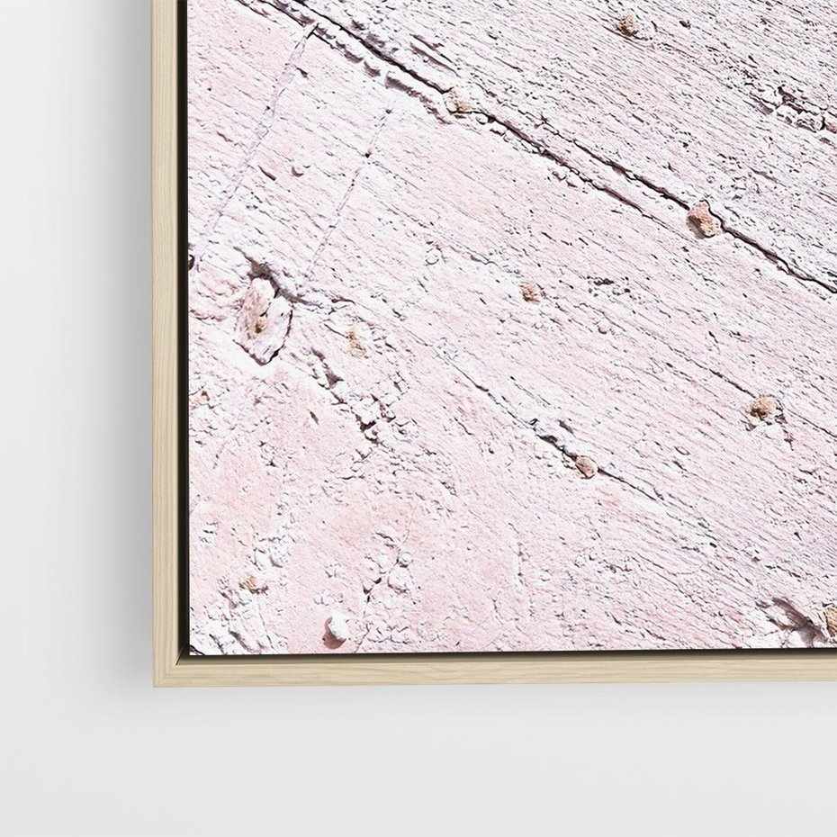 Obraz w ramie 50x50 - Nowoczesna Elegancja - beton, struktura - rama drewno